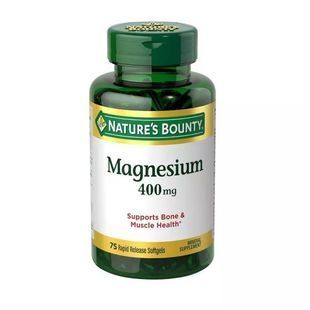 Магний Nature's Bounty (Magnesium) 400 мг 75 гелевых капсул купить в Киеве и Украине