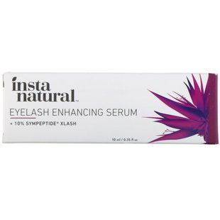 Сыворотка для наращивания ресниц, Eyelash Enhancing Serum, InstaNatural, 10 мл купить в Киеве и Украине