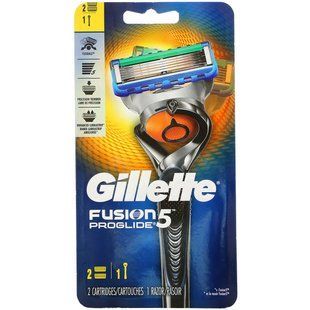 Бритва Fusion5 Proglide, Gillette, 1 бритва + 2 кассеты купить в Киеве и Украине