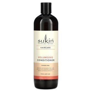 Volumizing conditioner, thin and weak hair, Sukin, 16.9 fluid ounces (500 ml)
