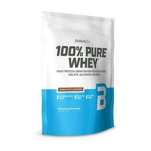 Протеин сывороточный 100% Pure Whey BioTech (100% Pure Whey) 1 кг черный бисквит купить в Киеве и Украине