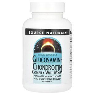 Source Naturals, Glucosamine Chondroitin Complex With MSM, 60 Tablets купить в Киеве и Украине