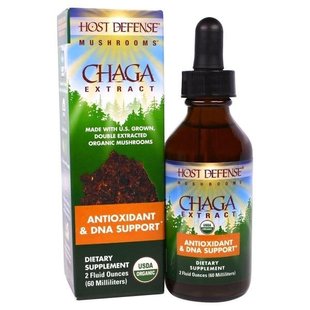 Чага органик экстракт Fungi Perfecti (Chaga Host Defense Mushrooms) 60 мл купить в Киеве и Украине