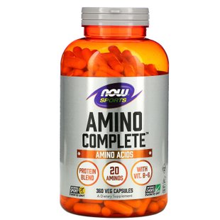 Аминокислоты для спорта Now Foods (Amino Complete ™) 360 капсул купить в Киеве и Украине