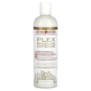 Creme Of Nature, Argan Oil From Morocco, Plex Breakage Defense, Restoring Conditioner, 12 fl oz (354 ml) купить в Киеве и Украине