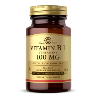 Витамин B1 (тиамин) Solgar (Vitamin B1) 100 мг 100 капсул купить в Киеве и Украине