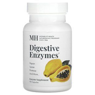Michael's Naturopathic, травні ферменти, 90 капсул
