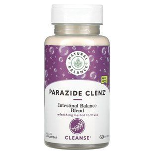 Підтримка травлення, Parazide Clenz, Natural Balance, 60 таблеток