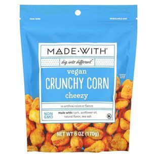 Made With, Vegan Crunchy Corn, Cheezy, 6 oz (170 g) купить в Киеве и Украине