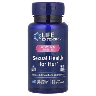 Life Extension, Women's Health, Sexual Health for Her, 60 Vegetarian Capsules