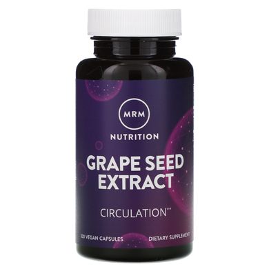 Екстракт виноградних кісточок MRM (Grape Seed) 120 мг 100 капсул