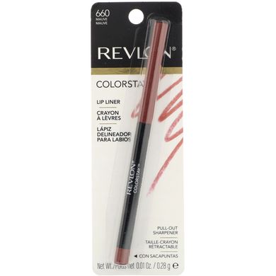 Контурний олівець для губ Colorstay, відтінок 660 Mauve, Revlon, 0,28 г