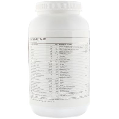 Мультивітаміни вегетаріанські зі смаком шоколаду Thorne Research (MediPro Vegan All-In-One Shake) 1,41 кг
