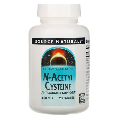 N-ацетилцистеїн Source Naturals (NAC) 600 мг 120 таблеток
