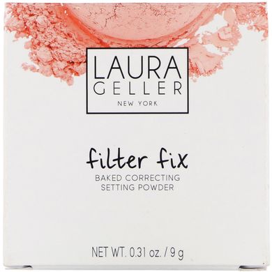 Розсипчаста пудра Filter Fix, Baked Correcting, універсальний відтінок абрикоса, Laura Geller, 9 г