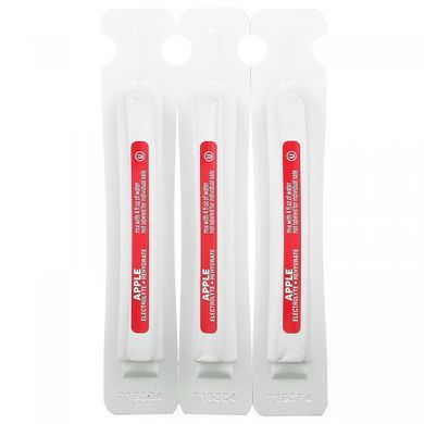 Natures One, PediaVance, electrolyte mix, active apple, 10 liquid sticks at 0.34 fluid ounces (10 ml) each