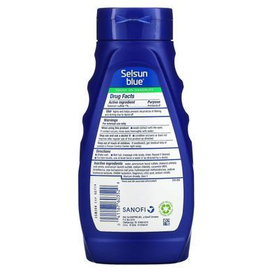 Selsun Blue, Shampoo against dandruff, moisturizing, 325 ml (11 fluid ounces).