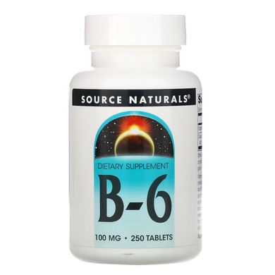 Вітамін B6 Source Naturals (Vitamin B6) 250 таблеток