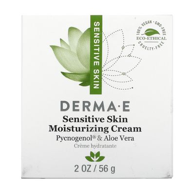 Заспокійливий зволожуючий крем Derma E (Sensitive Skin Moisturizing Cream) 56 г