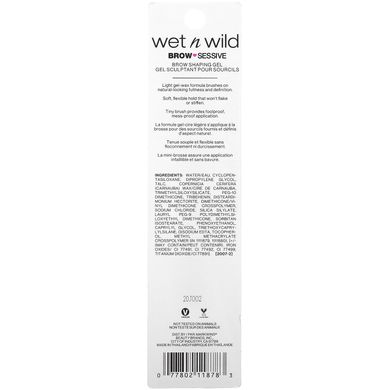 Wet n Wild, гель для моделювання брів, прозорий, 0,09 унції (2,5 г)