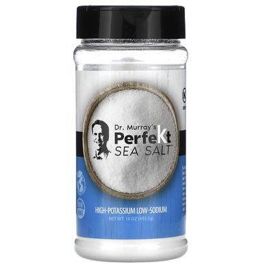 Морська сіль PerfeKt з низьким вмістом натрію, PerfeKt Sea Salt, Low Sodium, Dr. Murray's, 453.5 г