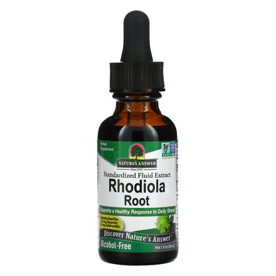 Родіола рожева (Rhodiola Rosea), Nature's Answer, 100 мг, 30 мл
