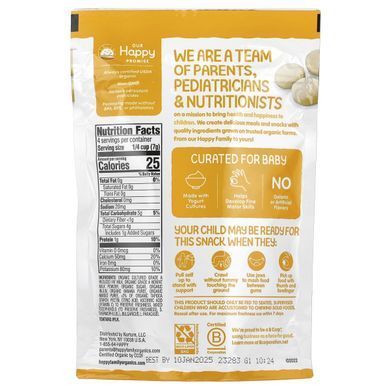 Live Yogurt Banana Mango Happy Family Organics (Fruit Snacks) 28 g