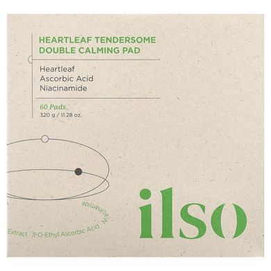 ilso, Heartleaf Tendersome Double Calming Pad, 60 Pads