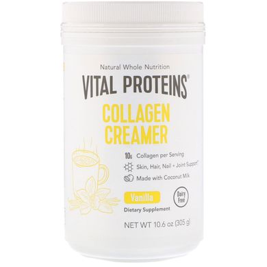 Коллагеновые сливки Vital Proteins (Collagen Creamer) со вкусом ванили 293 г купить в Киеве и Украине