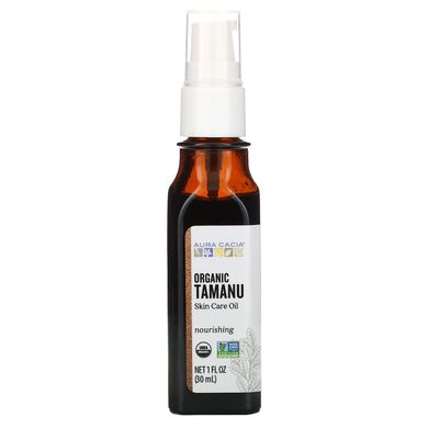 Органічна олія таману поживна Aura Cacia (Organic Natural Skin Care, Nourishing Tamanu Oil) 30 мл