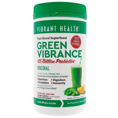 Суперфуд Vibrant Health (Green Vibrance) 363 г