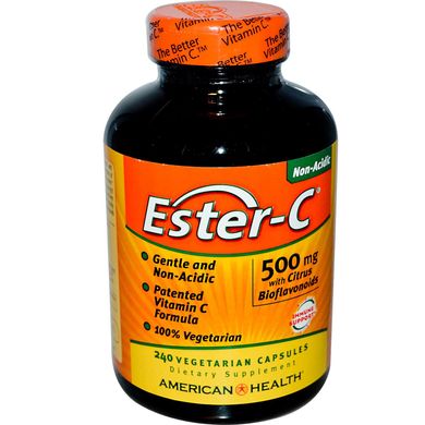 Естер С з біофлавоноїдами American Health (Ester-C) 500 мг 240 капсул