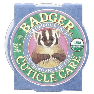 Масло для кутикулы с маслом ши успокаивающее Badger Company (Cuticle Care) 21 г купить в Киеве и Украине