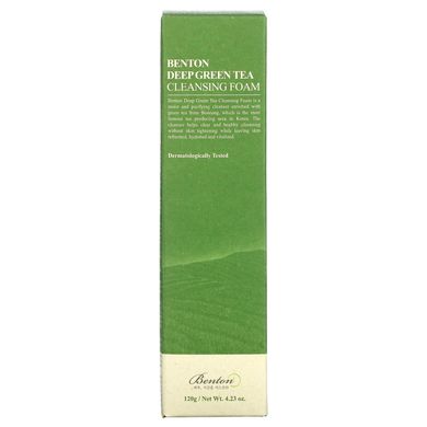 Benton, Очищаюча пінка з глибоким зеленим чаєм, 4,23 унції (120 г)