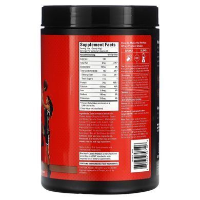 Six Star Pro Nutrition, casein protein, elite series, triple chocolate, Six Star, 907 g
