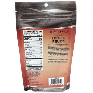 Ферментовані фрукти органік Dr. Mercola (Fermented Fruits) 270 г