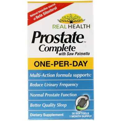 Повна простата, Real Health, 30 рідких гелевих капсул