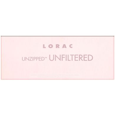 Палітра тіней для повік Unzipped Unfiltered з двосторонньою кісточкою, Lorac, 10,5 г