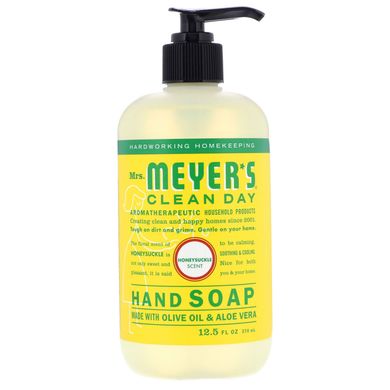 Мило для рук аромат жимолості Mrs. Meyers Clean Day (Hand Soap Honeysuckle) 370 мл
