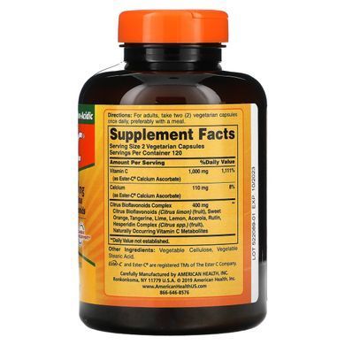 Ester C with bioflavonoids American Health (Ester-C) 500 mg 240 capsules