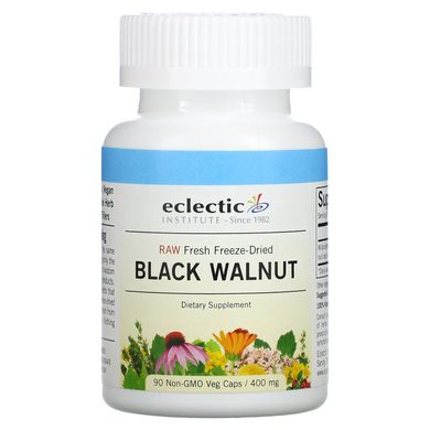 Чорний горіх Eclectic Institute (Black Walnut) 400 мг 90 капсул