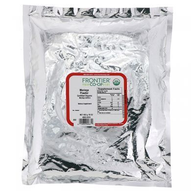 Сертифицированная органическая моринга в порошке, Frontier Natural Products, 453 г купить в Киеве и Украине