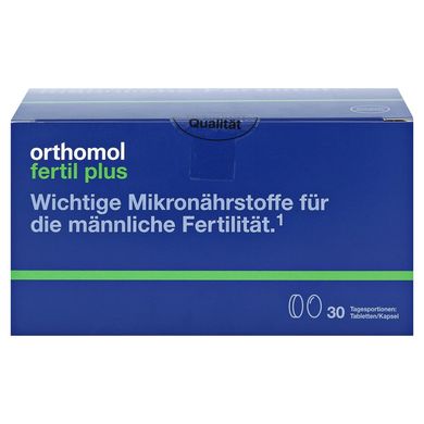 Orthomol Fertil Plus, Ортомол Фертіл Плюс 30 днів (капсули / таблетки)