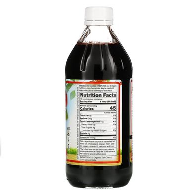 Концентрат вишневого соку 100% органік несолодкий Dynamic Health Laboratories (Tart Cherry Juice) 473 мл