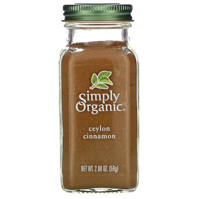 Кориця цейлонська органік Simply Organic (Ceylon Cinnamon) 59 г