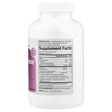 D-маноза с клюквой пробиотиками и жирорастворимым витамином C Micro Ingredients (D-Mannose with Cranberry Probiotics & Fat Soluble Vitamin C) 240 вегетарианских капсул купить в Киеве и Украине