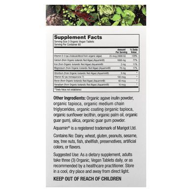 PlantFusion, Organic Vegan Plant-Based Calcium, 180 Organic Vegan Tablets