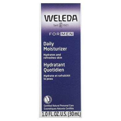 Зволожувальний крем для чоловіків, Weleda, 1,0 рідка унція (30 мл)