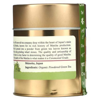 Органический Матча, церемониальный сорт, Organic Matcha, Ceremonial Grade, The Tao of Tea, 30 г купить в Киеве и Украине