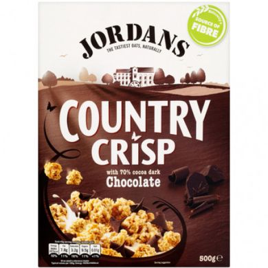 Кранчі з чорним шоколадом "Country Crisp" Jordans 500 г